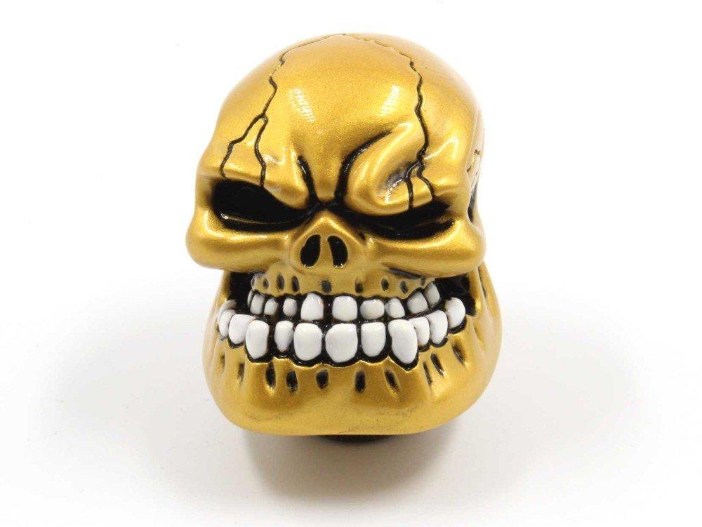 Talking Funky Shift Knob Skull Gold