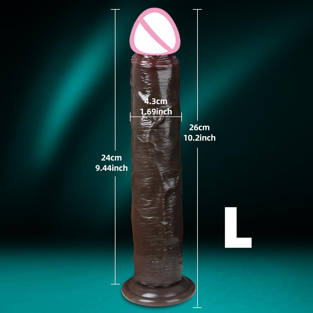 Sliding Dick Realistic Dildo Skin Venis G Spot Stimulate Orgasm Masturbators Soft Big Penis Suction Cup Anal Sex Toys For Women