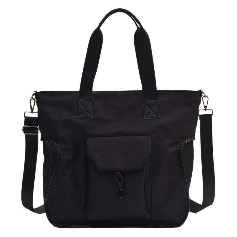 Nylon large-capacity bag women's 2025 new texture versatile student tote bag trendy simple shoulder oblique span bag