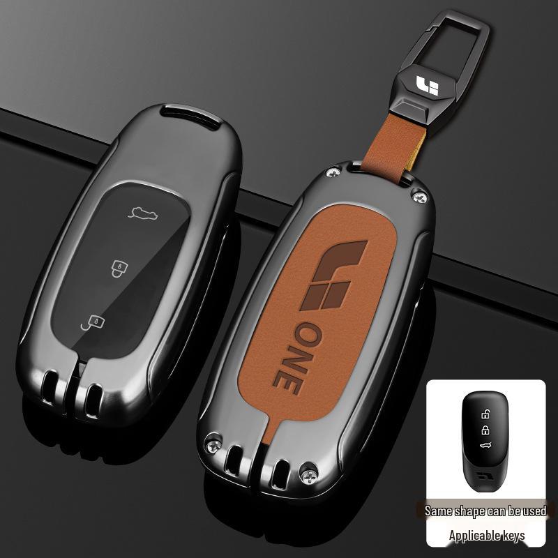 Compatible Ideal L7 Key Cover for 2023 Ideal One L8 Car, Protective Shell with Key Buckle for Men and Women