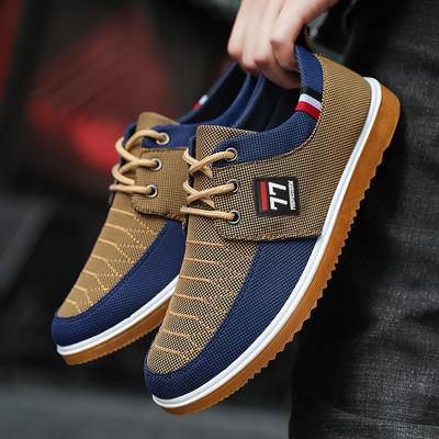 Men's Canvas Casual Shoes Oxford Work Shoes Lace Up Vulcanized Shoes for Men Soft Sole Driving Shoe Big Size47 Zapatillas Hombre