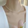 Women's Ultra-Fine Baby Pearl Necklace French Style