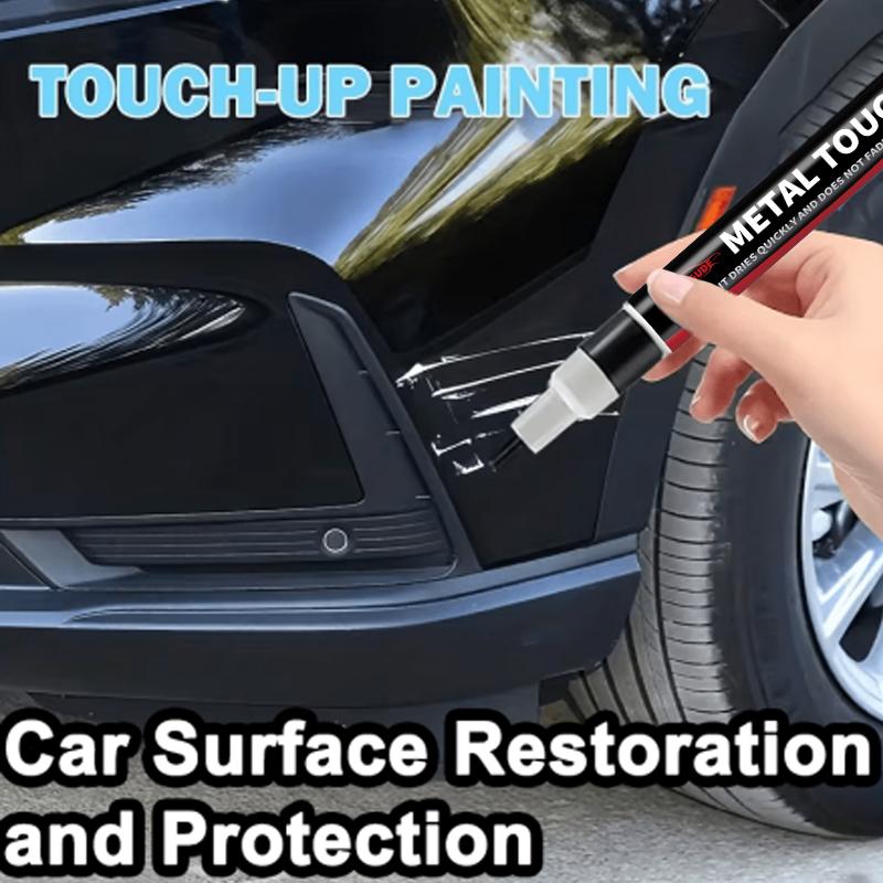 Car Paint Repair Pen, Professional-Grade Car Interior Paint Repair Pen - Black Plastic Scratch Repair Pen, Suitable for Steering Wheel, Dashboard, and