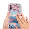 Phone Case For Samsung A26 A36 A56 A54 A52 A50 A70 A40 A20E A12 A14 A16 A22 A24 A42 A34 A32 5G A06 Cover Japan Mount Fuji Cherry