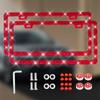 NEW 1/2PCS 31*16cm Bling Rhinestone License Plate Frame - Women's Crystal Car Frame Holder Accessories License Plate Covers Frames 6