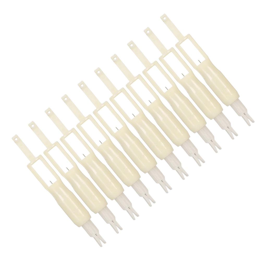 10pcs Sewing Machine Needle Inserter Threader Automatic Sewing Needle Threading Tool for Household