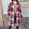 European & American Autumn/Winter Retro Plaid Shirt Jacket