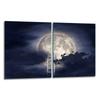 2x GLASS PROTECTIVE PLATE FOR STOVE 40x52 NIGHT