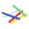 Baby Teething Tube Food Grade BPA Free Freezable Boilable Silicone Infant Teether Chewing Toy 5pcs