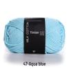 4-Ply Yimian Medium-Fine Milk Cotton Baby Yarn for Hand-Knitted DIY Projects