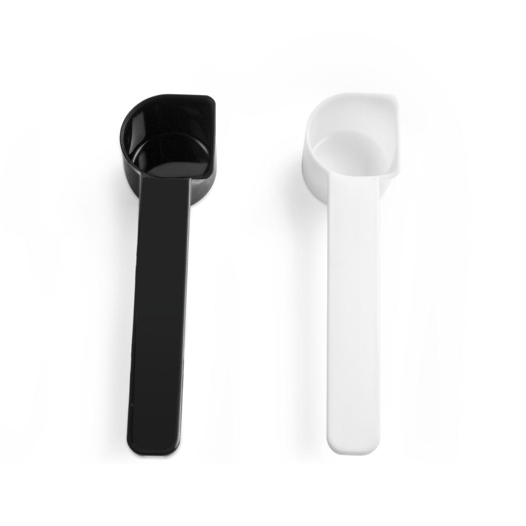 i Cafilas [S1SE] 5PCS Spoon Good Coffee Scoop Food Grade PP Clean Strong Packed In A Plastic Bag for Coffee Powder Capsule