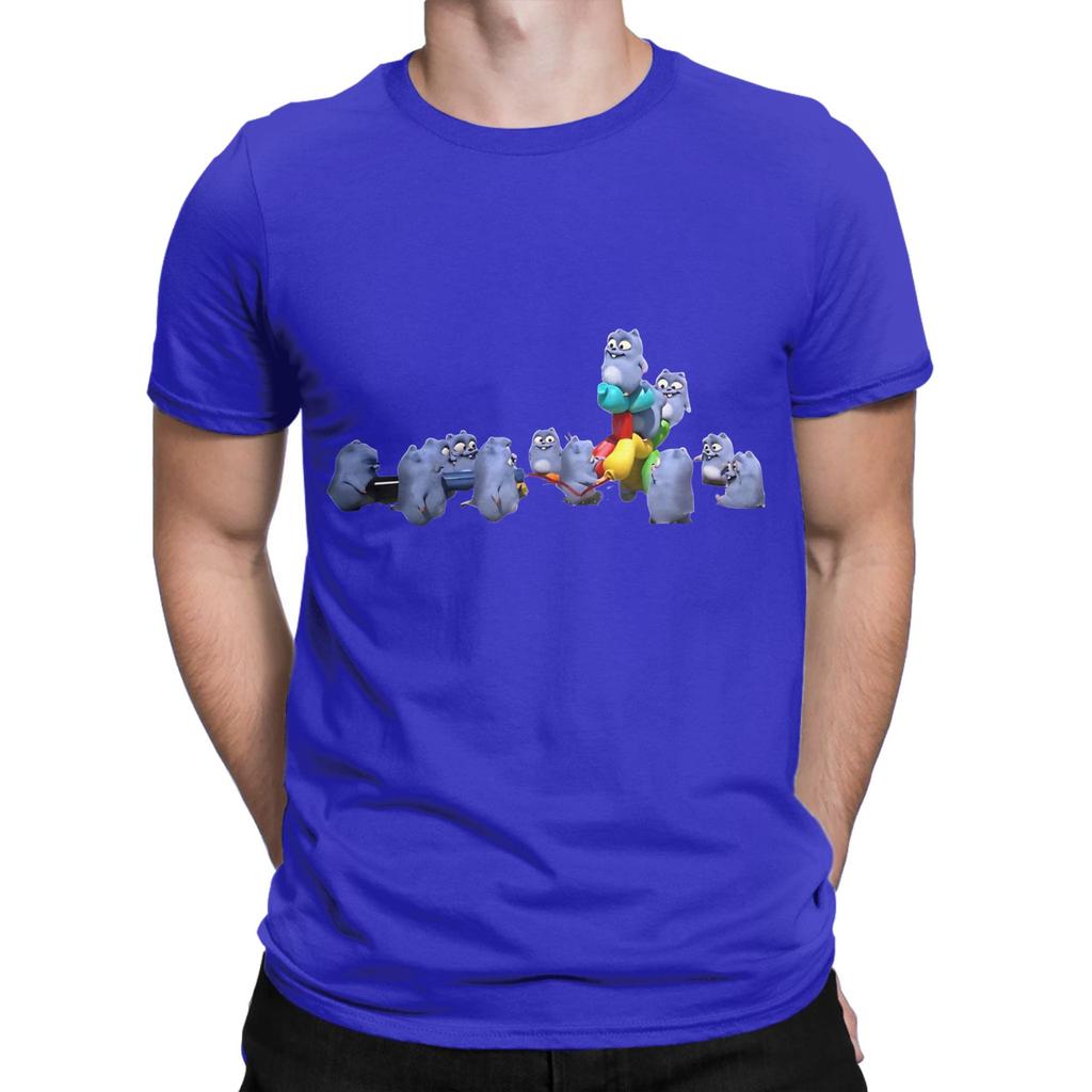 Grizzy And The Lemmings Play Games Graphic Funny 100 Cotton Tshirt Grizzy And The Lemmings Tops Tees For Unisex