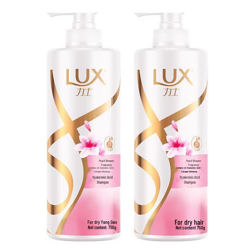 LUX Peach Blossom Fragrance Smoothing Shampoo Twin Pack