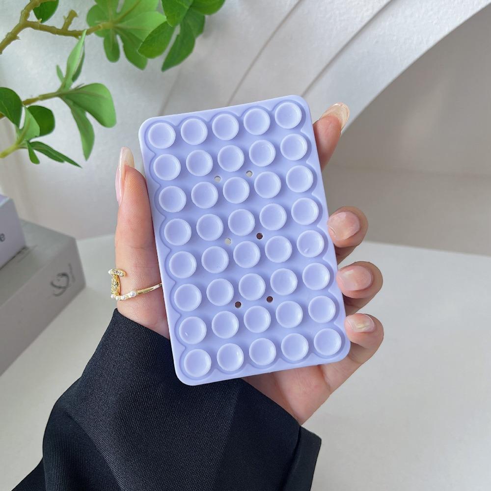 Double Side Rubber Sucker Pad Silicone Sucker Mobile Phone Fixed Pad New Suction Cup Bracket