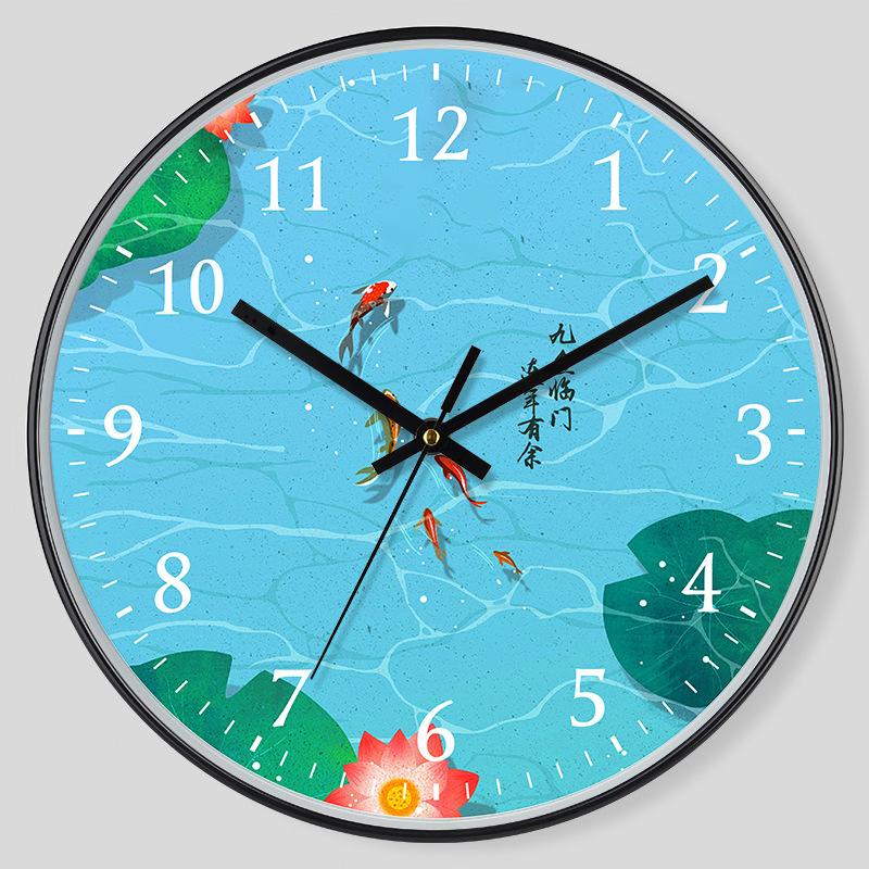 8-inch 20CM Silent Wall Clock, Creative and Fashionable, Modern Home Clock, Living Room Simple Clock