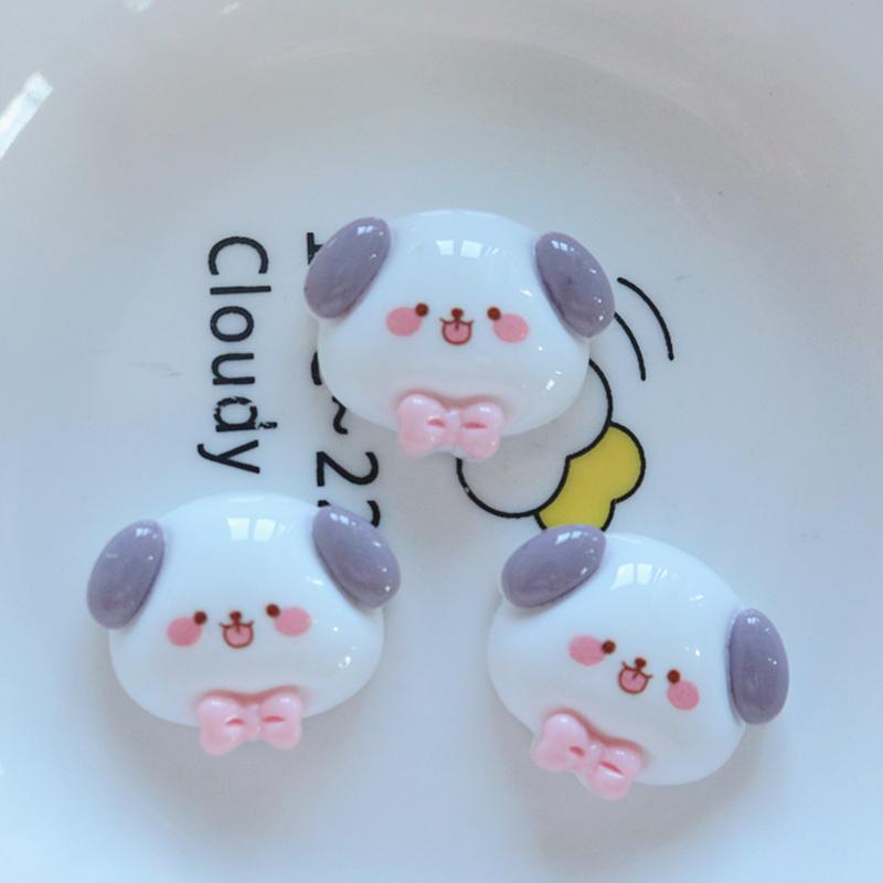 10 Pcs New Cute Bright Surface Cartoon Little Bear Rabbit Penguin Resin Scrapbook Diy Jewelry Wedding Hairpin Accessories A75