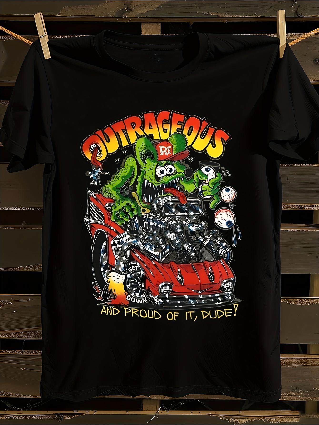 Ed Roth Rat Fink Retro Hot Rod T-shirt XXL