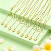 Stainless Steel 26 English Letters Necklace Heart-shaped Pendant for Women Y-shaped A-Z Alphabet Clavicle Necklace Jewelry Gift