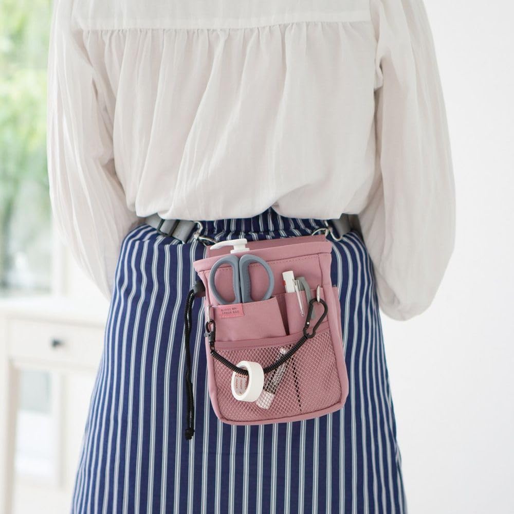 KUTSUWA Stationery Apron Blue BE024BL Bag, Drawstring,