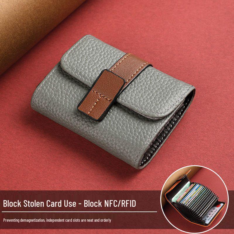 Women's Multi-Card Slot Holder - Large Capacity, Elegant Driver's License and Card Sleeve