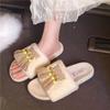 Niche Platform Slippers Women's Outer Wear 2025 New Mori Retro Style with Skirt Shoes French High-end One-word Drag