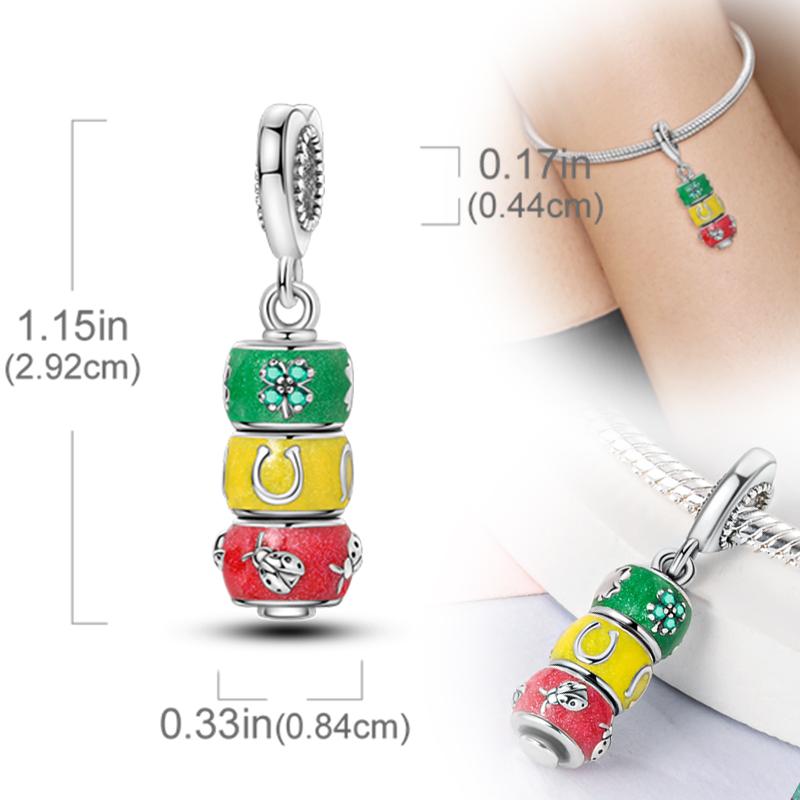 New Original Copper Charms Beads Pendants For Original Bracelet Necklaces Charm Women Diy Jewelry Gifts