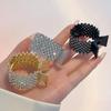 Full Diamond Rhinestone Hair Clip Elegant Shark Hair Claws New Ponytail Holder  Girl