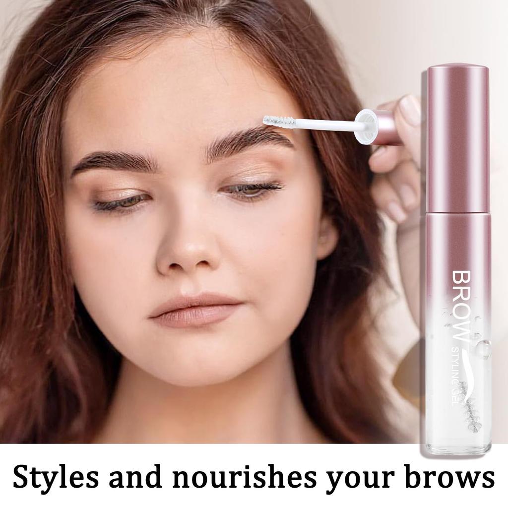 Boobeen Eyebrow Styling Clear Eyebrow Setting Gel for Shape and Waterproof Eyebrow Wax Gel, Definition, Long-Lasting