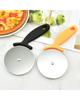 HRoller Pizza Cutter Made of Stainless Steel with Protective Cover for Easy Cleaning