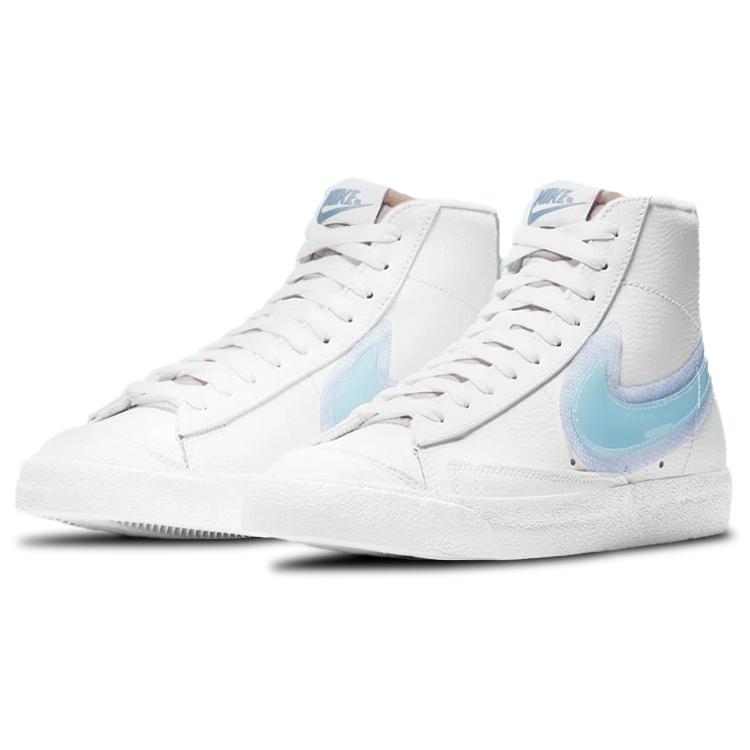 New Nike Blazer Mid 77 White Glacier Blue Women's DD0502-102