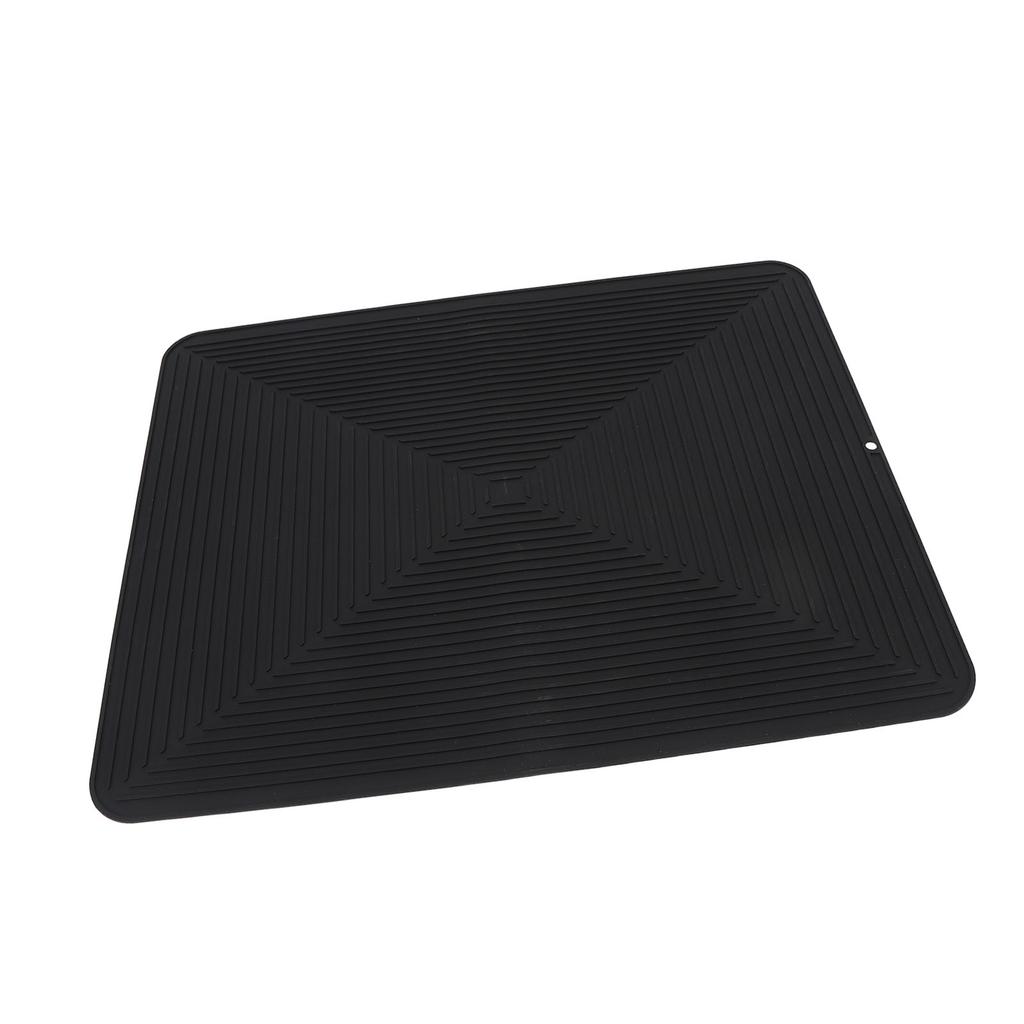 Silicone Dish Drying Mat Countertop Protector Ht Insulation Non Slip Drain Pad for Kitchen Counter