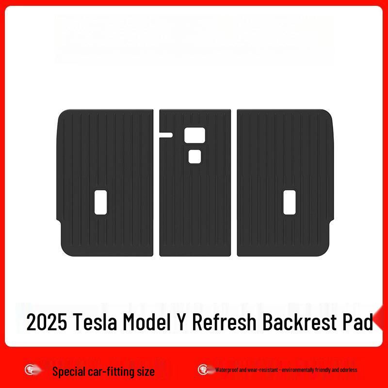 TPE Trunk Backrest Pad & Floor Mats for 2025 Tesla Model Y Facelift
