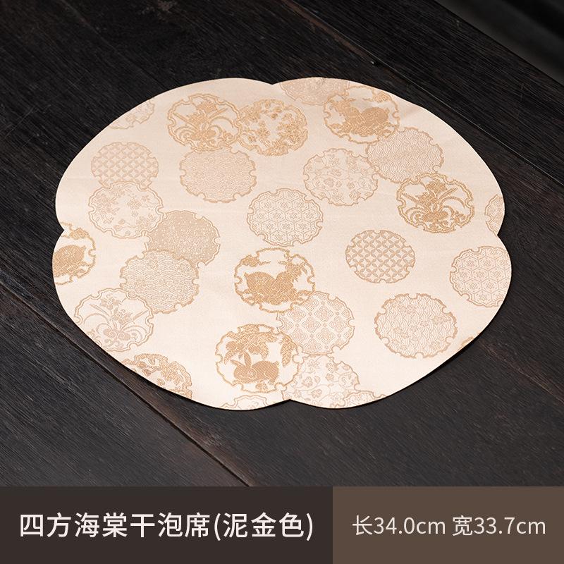 New Chinese Style Tea Mat Retro Table Cloth Towel Brocade Waterproof Anti-scalding Absorbent Tea Table Mat Teapot Teacup Mat