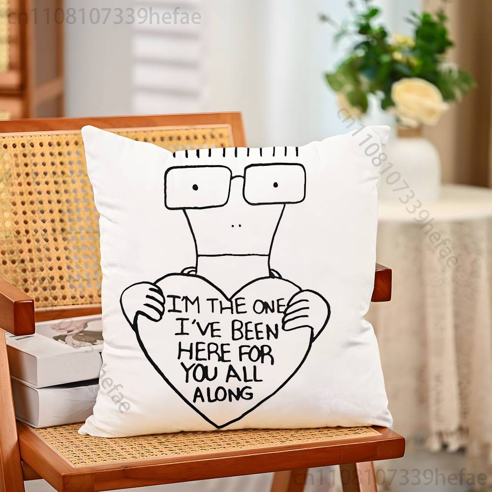 

DDescendants Milo Go To College Pillow Cases for Bedroom Living Room Sofa Home Decor Polyester Cushion Cover with Zipper 30x30cm