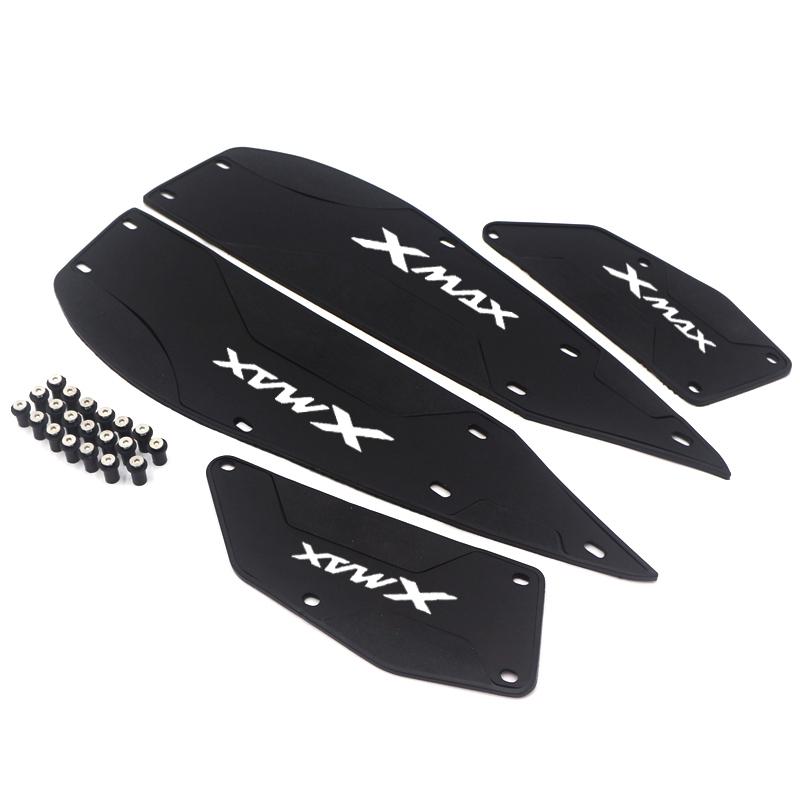Motorcycle Foot Rest Plate Skidproof For XMAX300 Accessories XMAX 250 300 Aluminum Alloy Pedal Plate Modified Footrest