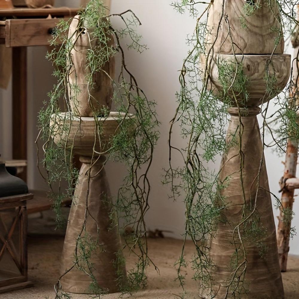 Flexible Fake Hanging Ivy Plants Evergreen Climbing Rattan Branches Ornamental Vines  Landscaping