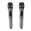 Wireless Handheld Microphone System 1 for 2 UHF Dynamic Cordless Mic for Outdoor Home
