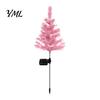 Holiday Pathway Lights for Garden Solar Christmas Tree Stake Lights, Outdoor IP65 Waterproof Crooked Lamp with Colorful Light Weatherproof Winter