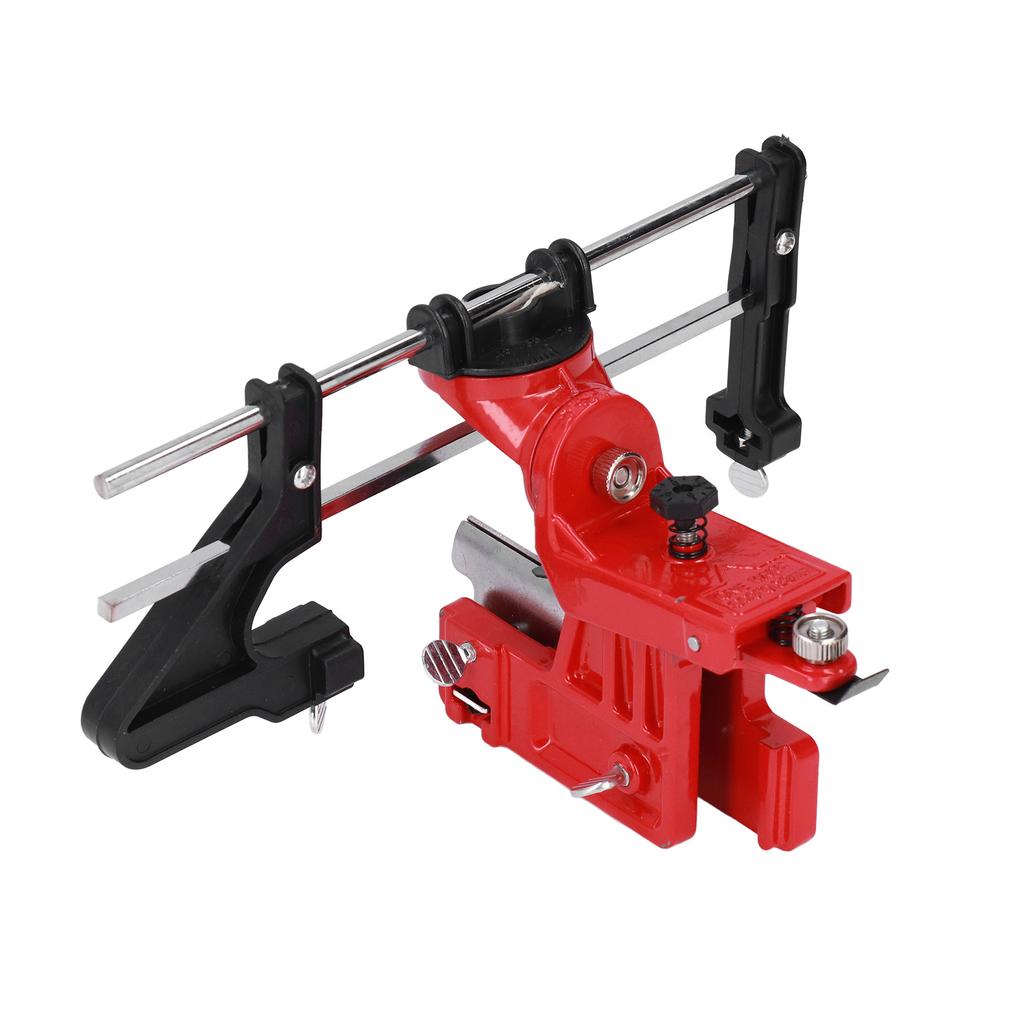 Řetězová bruska Brusný kámen Vodítko Nastavitelná Ocelová Červená Nerezová pro Domácnost