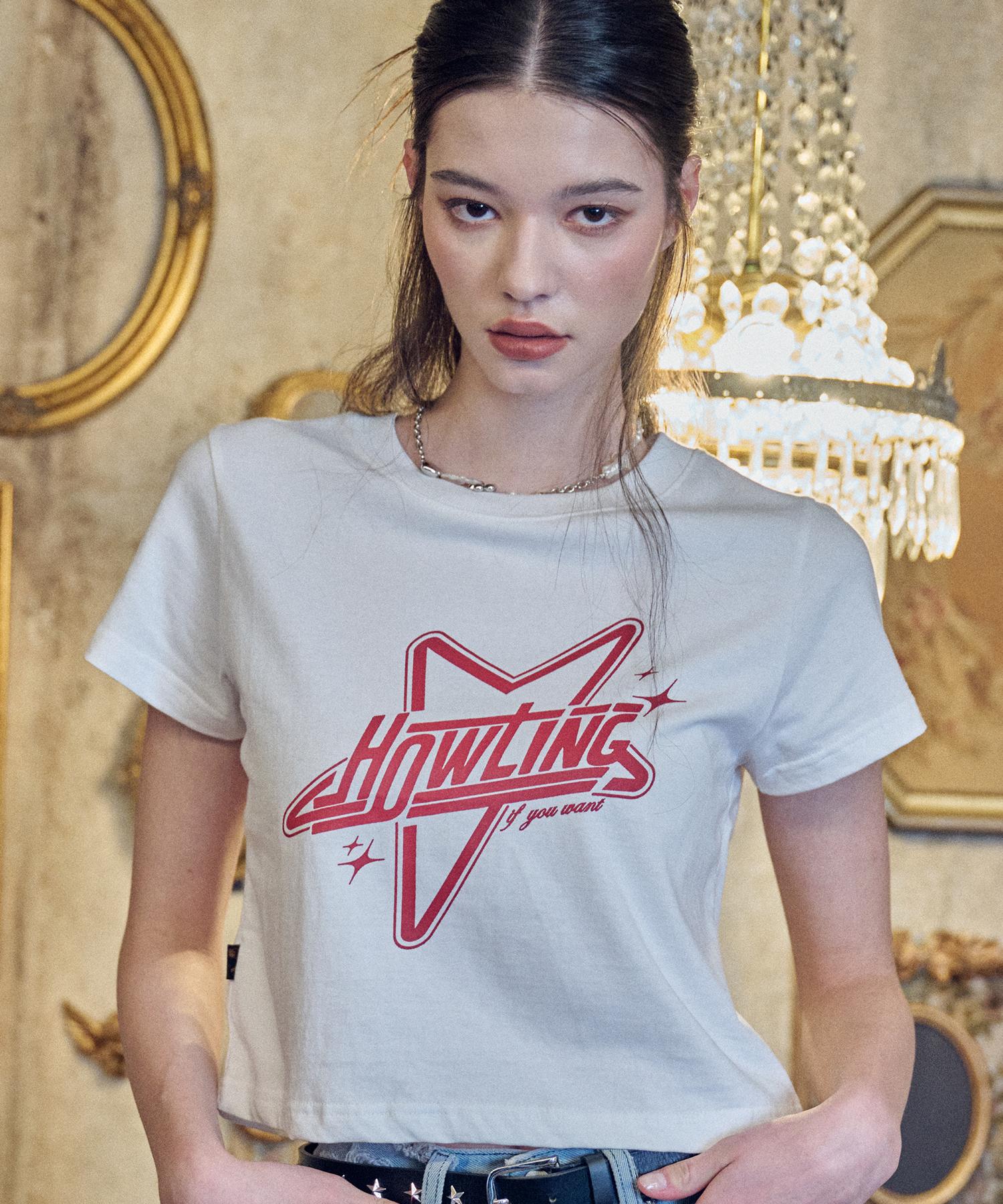 If You Want Howling Crop Tee White White/One