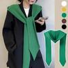 New ArrivalS Open Run Hood Muffler Shawl Knit Women S Scarf Yellow
