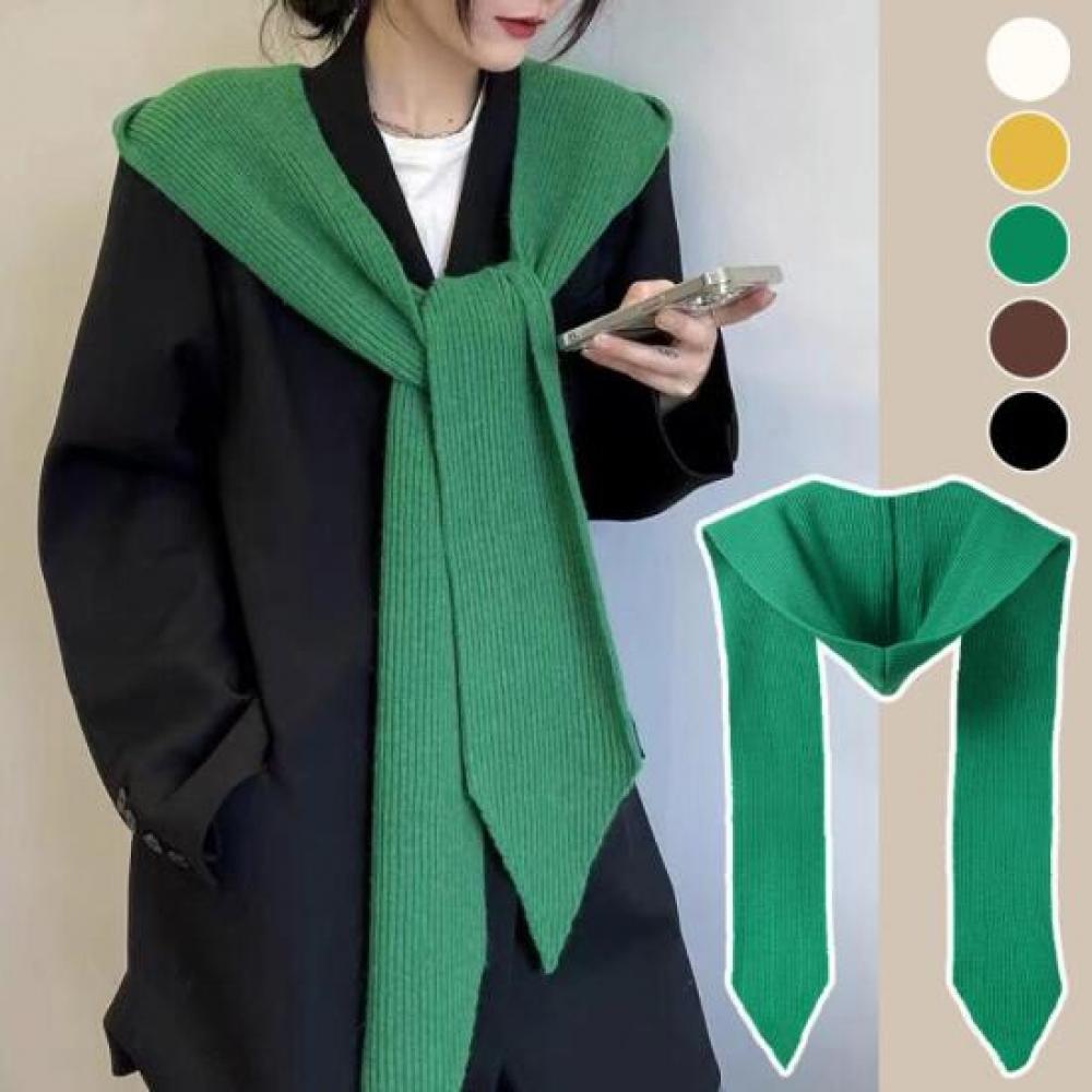 New ArrivalS Open Run Hood Muffler Shawl Knit Women S Scarf Yellow