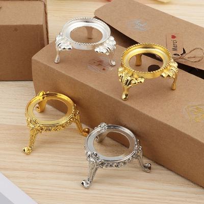 Handicraft Desktop Ornaments Home Office Decor Crystal Ball Holder Metal Display Stand Egg Support Glass Sphere Base