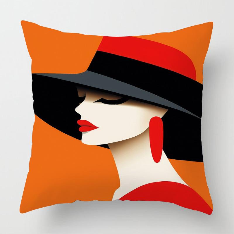 Nordycki Styl Abstrakcyjna Sztuka Figura Poszewka na Poduszkę 40x 40cm Salon Sofa Dekoracyjna Poszewka na Poduszkę Pokój Dekoracyjna Estetyka
