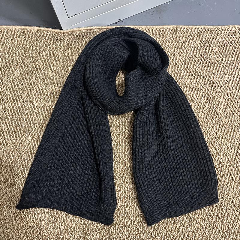 Qiandongge Schal Damen Winter Koreanisch Vielseitig Studentenpaar Gestrickt Warmer Schal Fabrik Direktverkauf