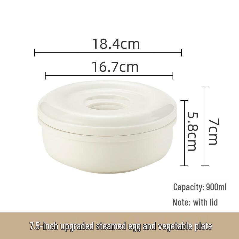 Lilang 7.5-inch Ceramic Stewing & Steaming Bowl