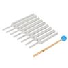 8PCS Yoga Tuning Fork Aluminum Alloy Frequency Forks with Hammer Meditation Accessories