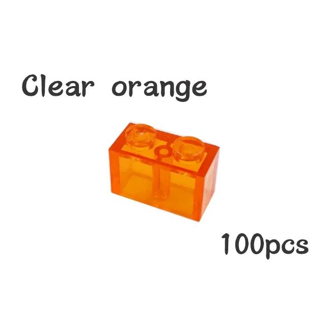 100Pcs DIY 3004 Thick Constructing Blocks Particle Figures 1x2 Dots Brick Works With Educational Creative Construction Leduo Kid Toy
