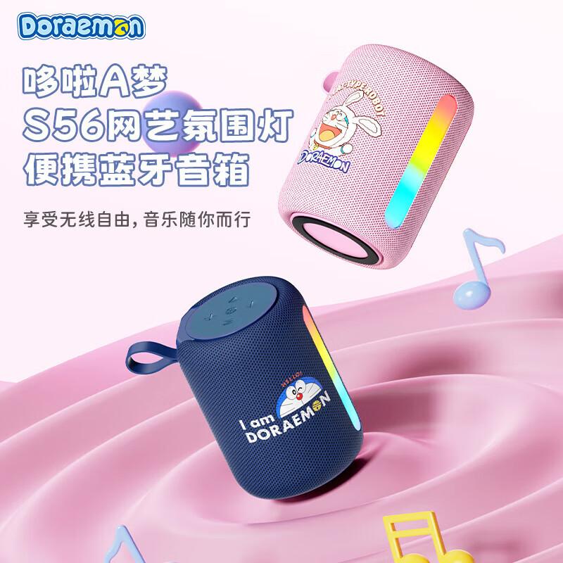 ROCK Doraemon Luminous Fabric Bluetooth Speaker