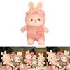 Adorable Plush Toy Animal Piggy Elephant Dinosaur Bunny Rabbit Doll Pillow Girls' Birthday Gift